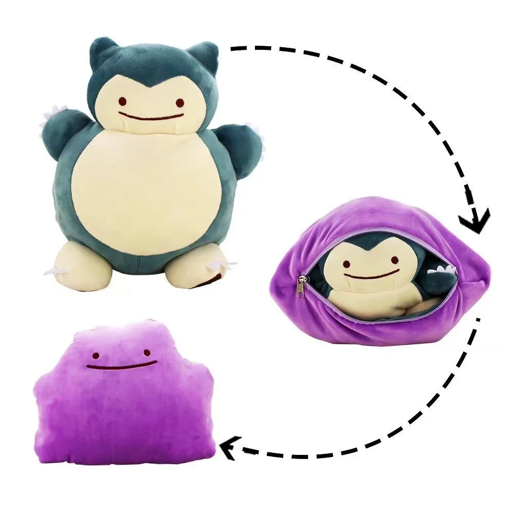 Kids Toys Doll - 20cm Pokemon Anime Reversible Pillow Cushion