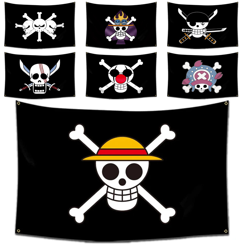 One Piece Jolly Roger Wall Ban - Banner Kids Toys recension och pris