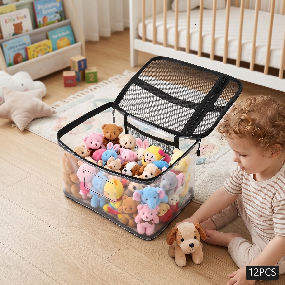 12pcs Toy Storage Box, Large C - Kids Zip Toys recension och pris