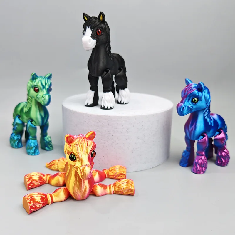 3D Printed Multi-joint Movable - Kids Toys Horse recension och pris