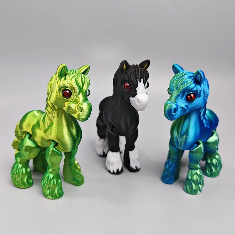 3D Printed Multi-joint Movable - Kids Toys Horse recension och pris