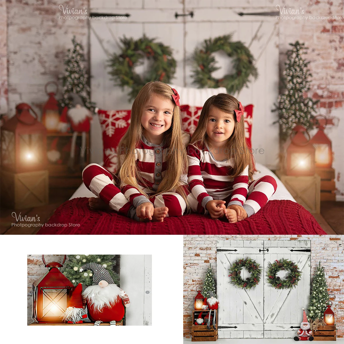 Christmas White Wood Door Back - Banner Kids Toys recension och pris