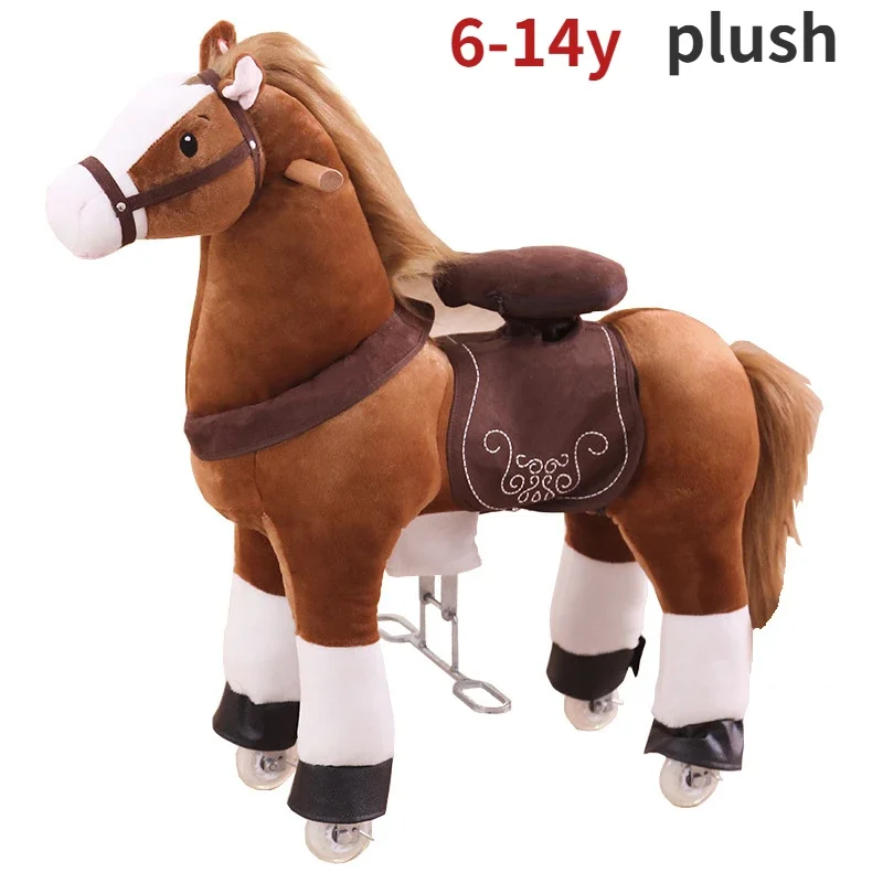 Multi-Color Jumping Horse Larg - Kids Toys Horse recension och pris
