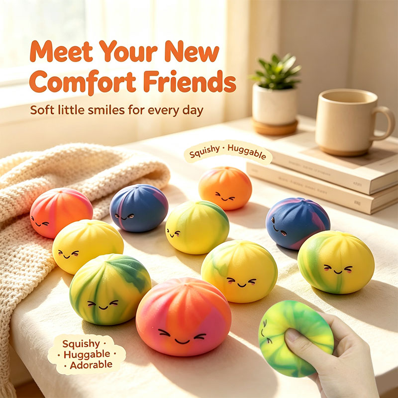 2026New Rainbow Color Dumpling - Kids Toys Bag recension och pris
