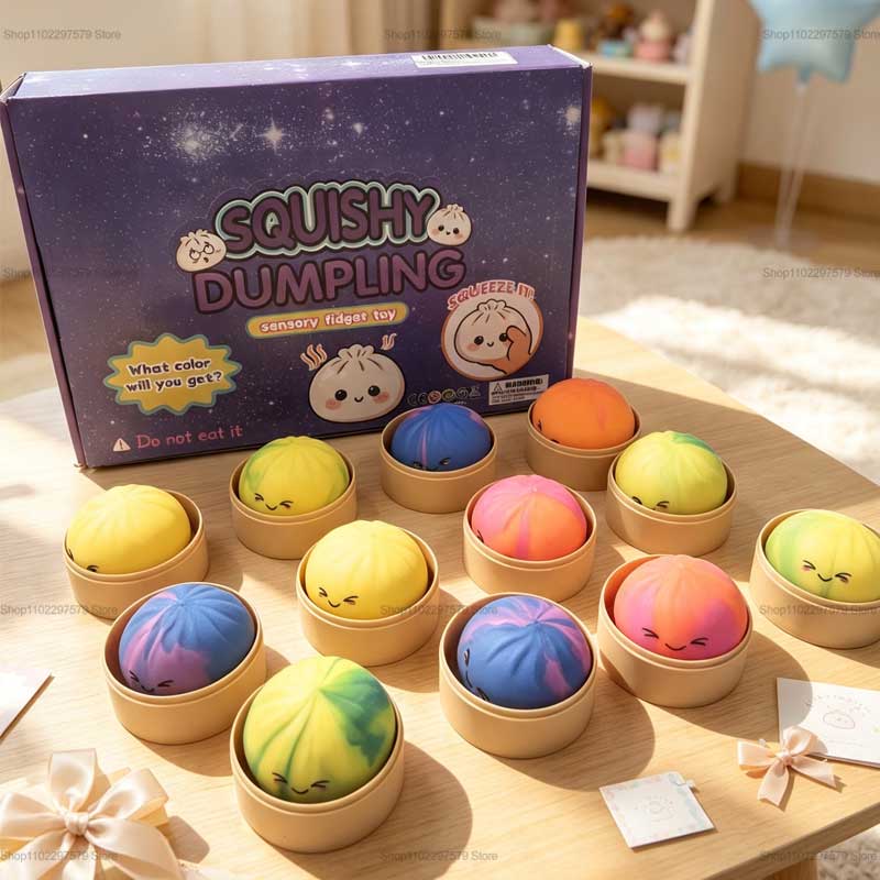 2026New Rainbow Color Dumpling - Kids Toys Bag recension och pris