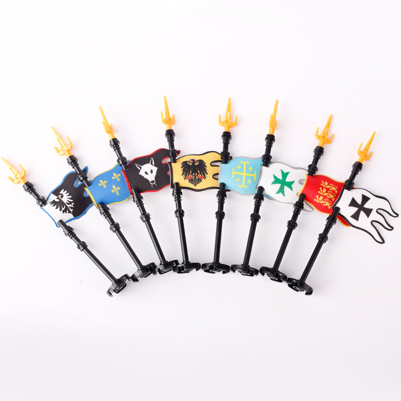 MOC Castle Flag Building Block - Banner Kids Toys recension och pris