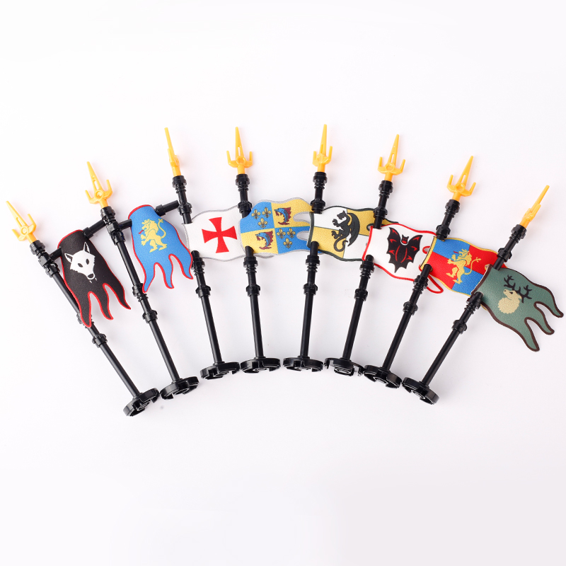 MOC Castle Flag Building Block - Banner Kids Toys recension och pris