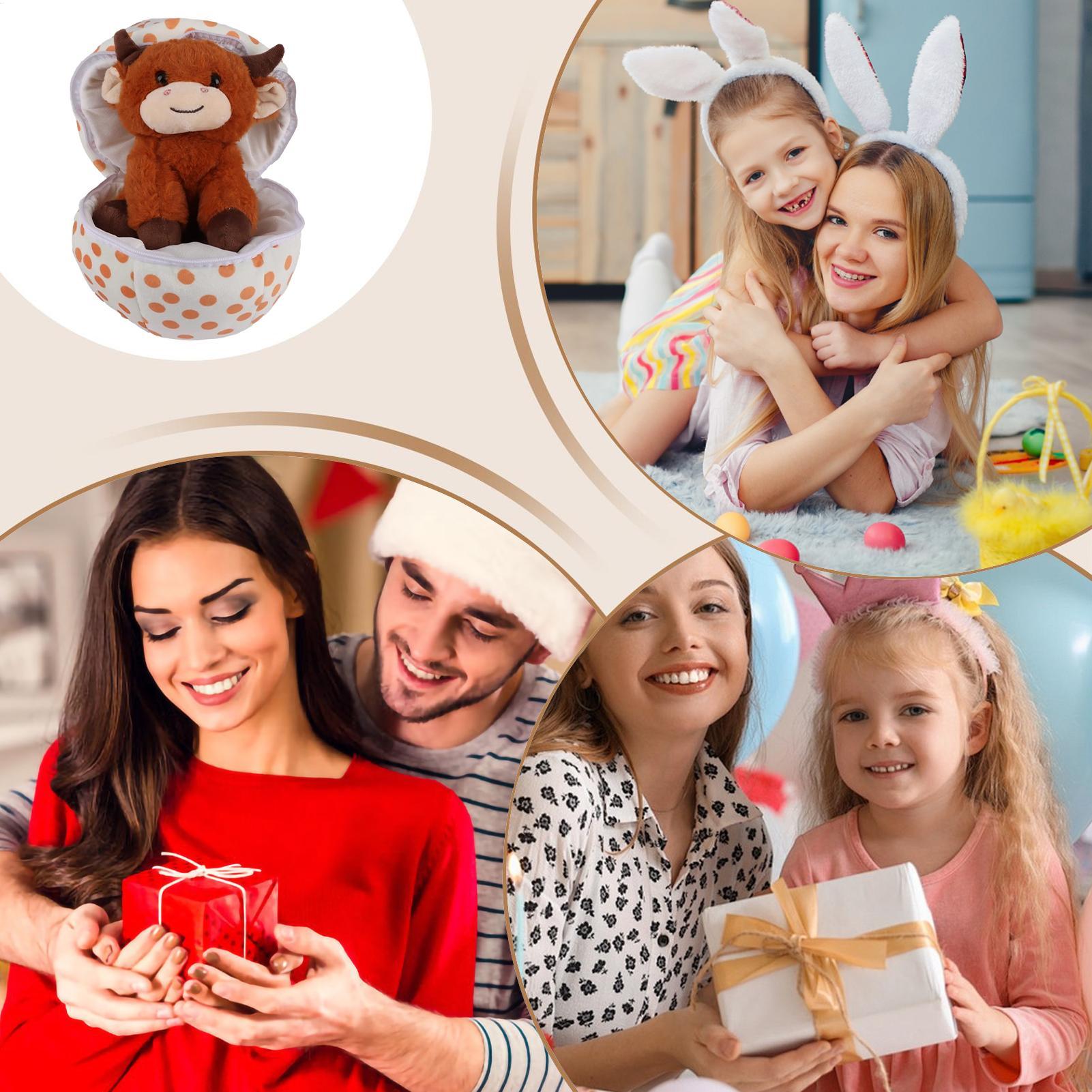 Animal Plush Toys Easter Decor - Kids Zip Toys recension och pris