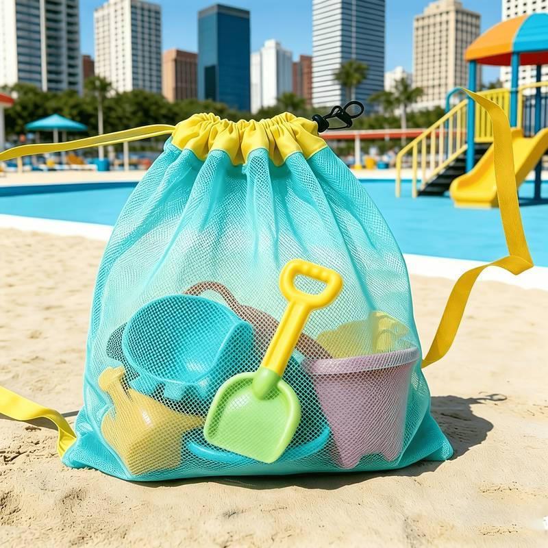 Large Capacity Portable Mesh B - Kids Toys Bag recension och pris