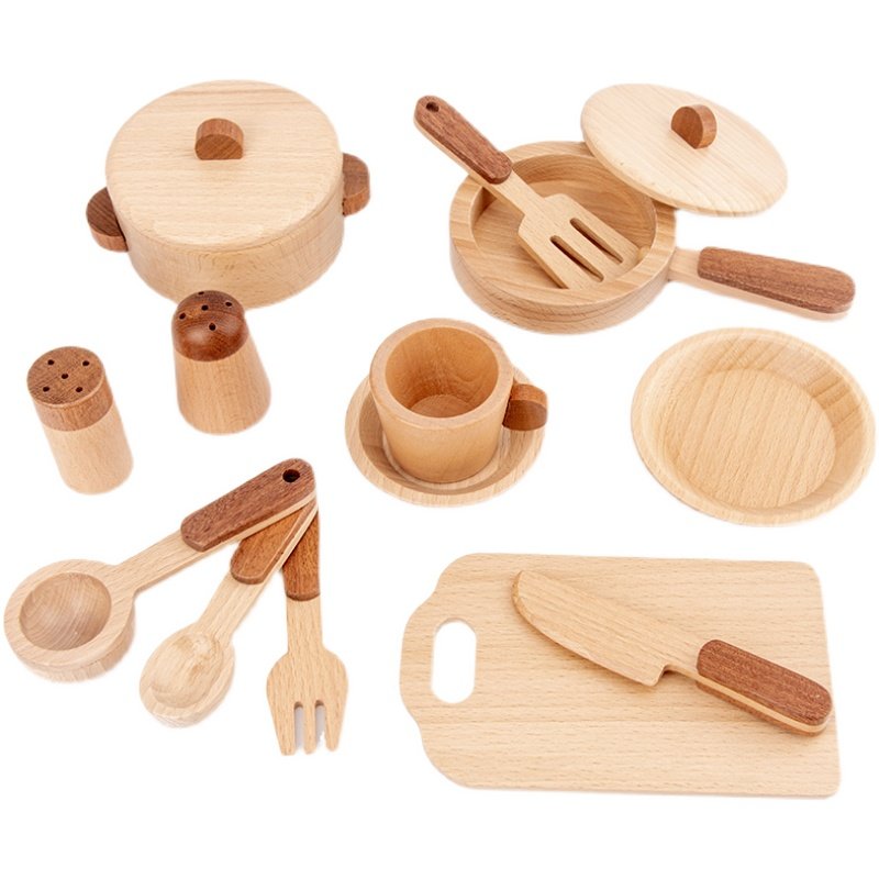 Maoduo Toys Beech Wooden Kids  - Kids Toys Kitchen recension och pris