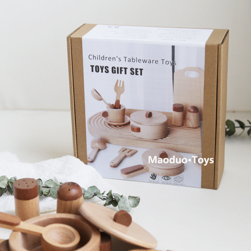 Maoduo Toys Beech Wooden Kids  - Kids Toys Kitchen recension och pris