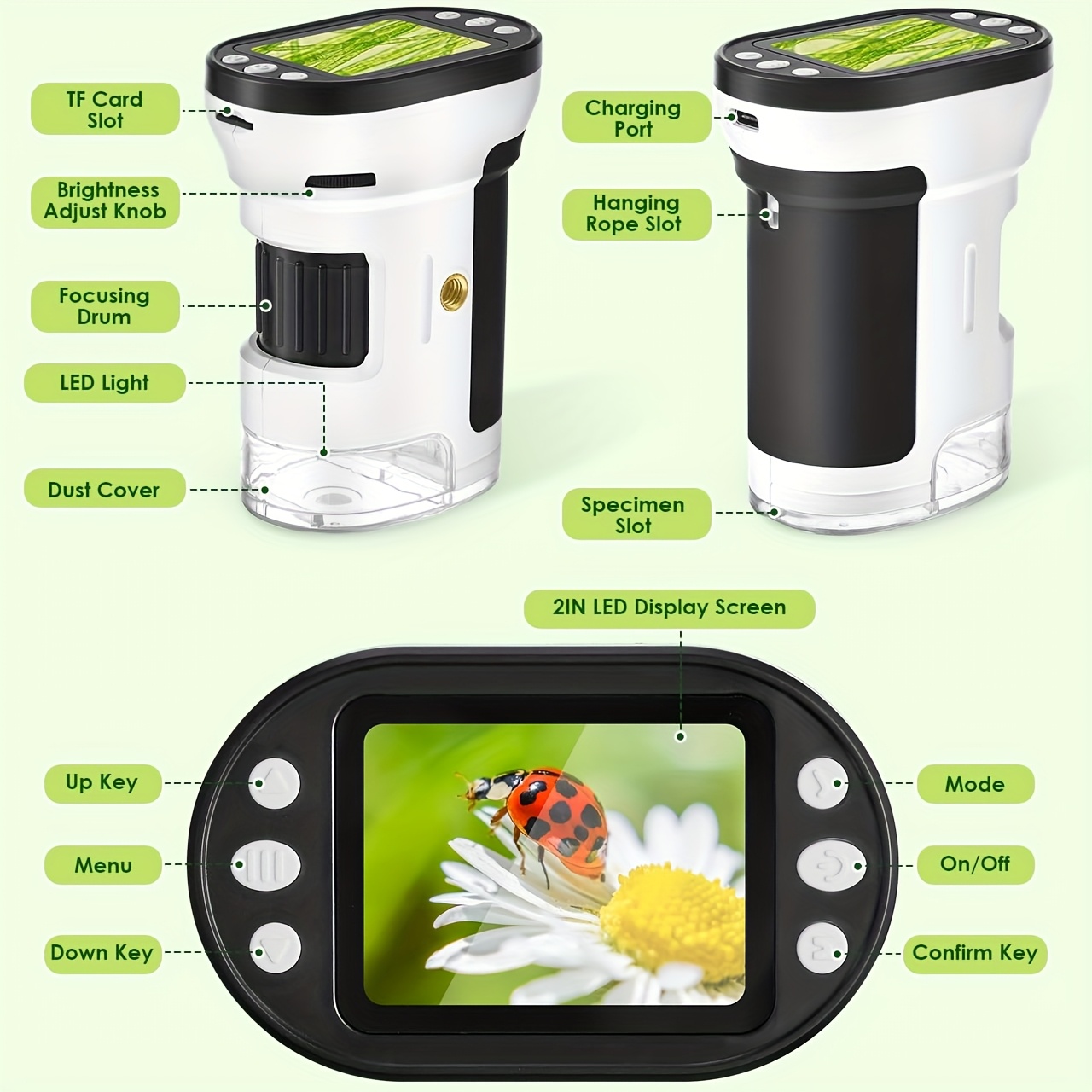 Kids Microscope Biological Kit - Kids Toys Horse recension och pris