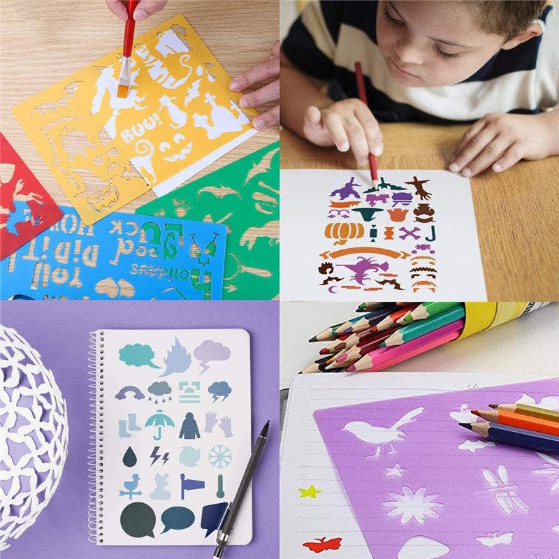 5/20pcs Drawing Stencils Set f - Kids Toys Under 300 recension och pris
