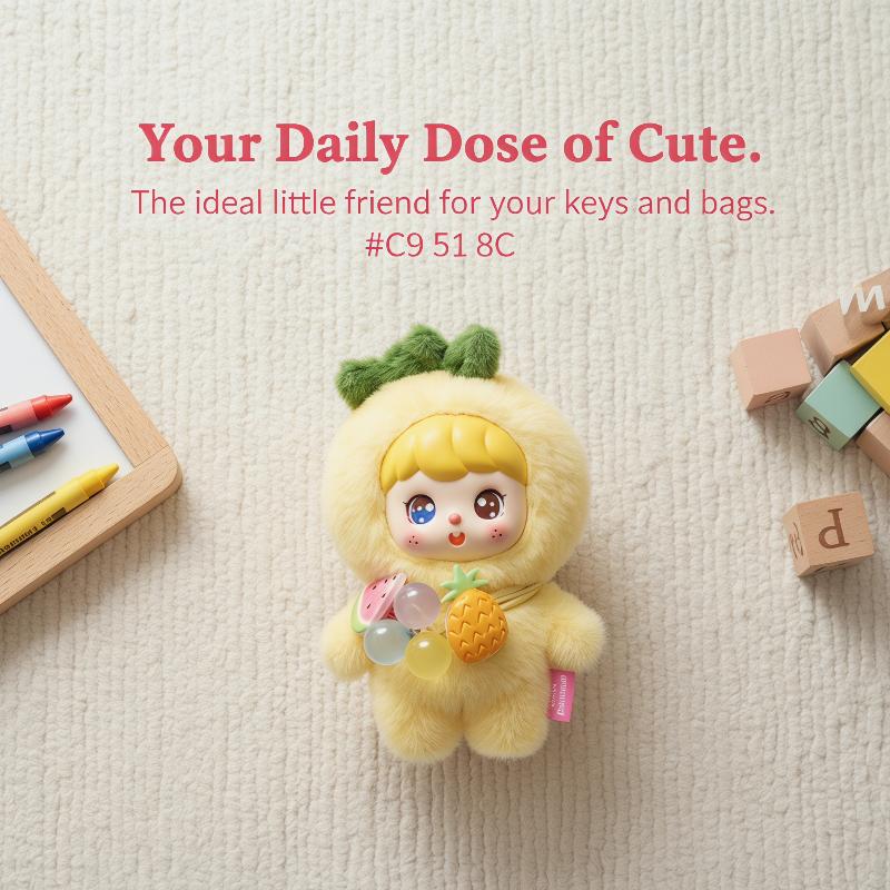 Cute Fruit Plush Doll Keychain - Kids Toys Doll recension och pris