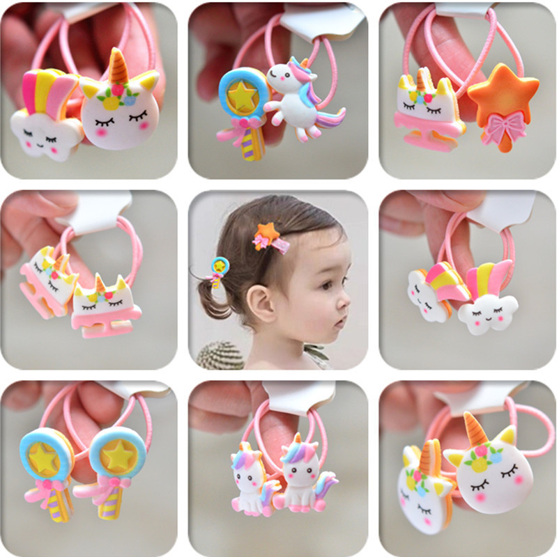 2PCS Cartoon Cute Rainbow Whit - Kids Toys Horse recension och pris