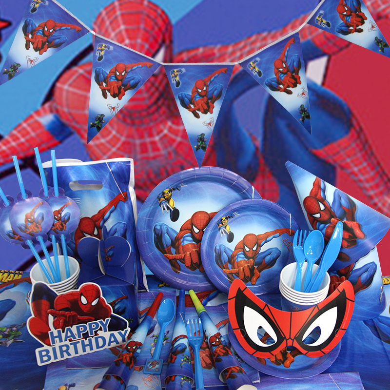 S-pider-Man Birthday Party Dec - Banner Kids Toys recension och pris
