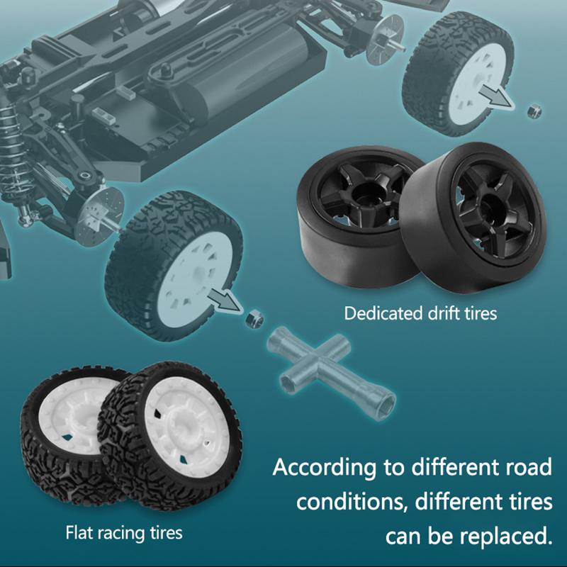40KM/H 4WD Drifting RC Car 1:1 - Kids Toys Under 300 recension och pris