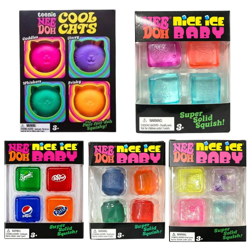 Mini 4 Pack Set Needoh Nice Ic - Kids Toys Bag recension och pris